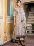 Peach Solid Silk Blend Straight Kurta Set
